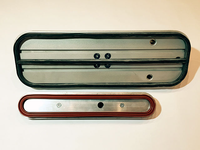 Aluminium Saugplatten mit passendem Formteilen