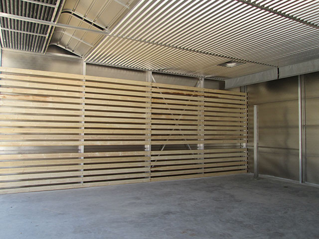 Wood drying chamber